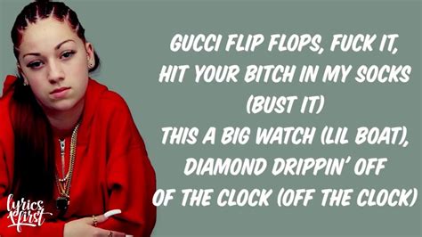 gucci flip flops songs lyrics.